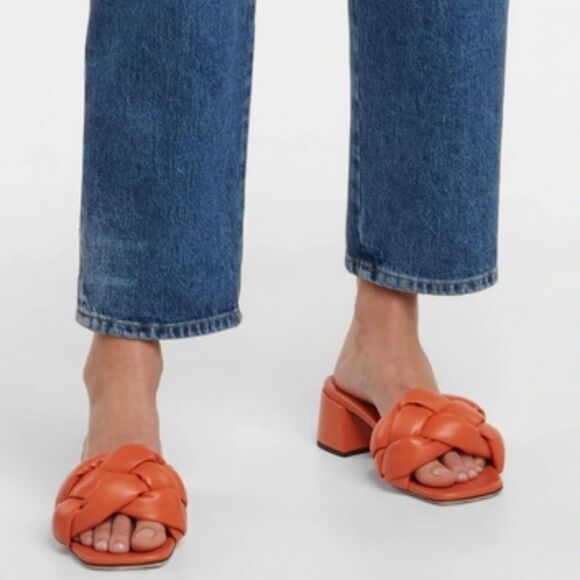 BRAND NEW NINE WEST BRAIDED STRAP DESIGN DETAIL CHUNKY HEELED MULE - Picture 11 of 15